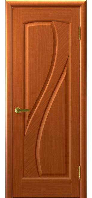 Фото Межкомнатная дверь "Гамма-1", анегри тон, глухая