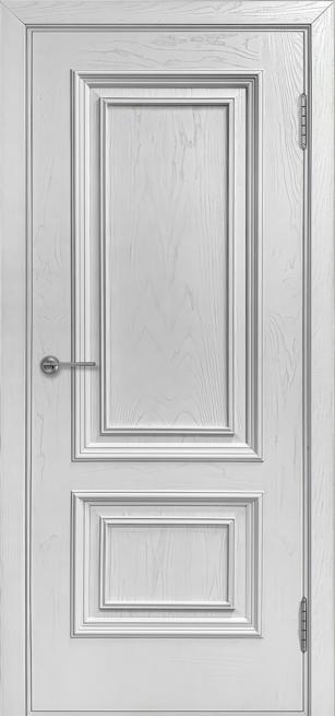 Фото Межкомнатная дверь "Эстель" глухая, ясень белый