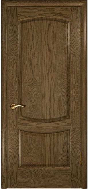 Фото Межкомнатная дверь "Криста" глухая, дуб мореный светлый